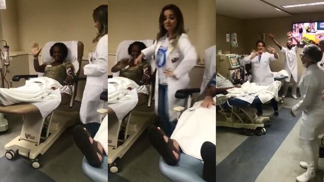 Enfermeras alegran a pacientes con curioso baile y desatan la locura en Facebook