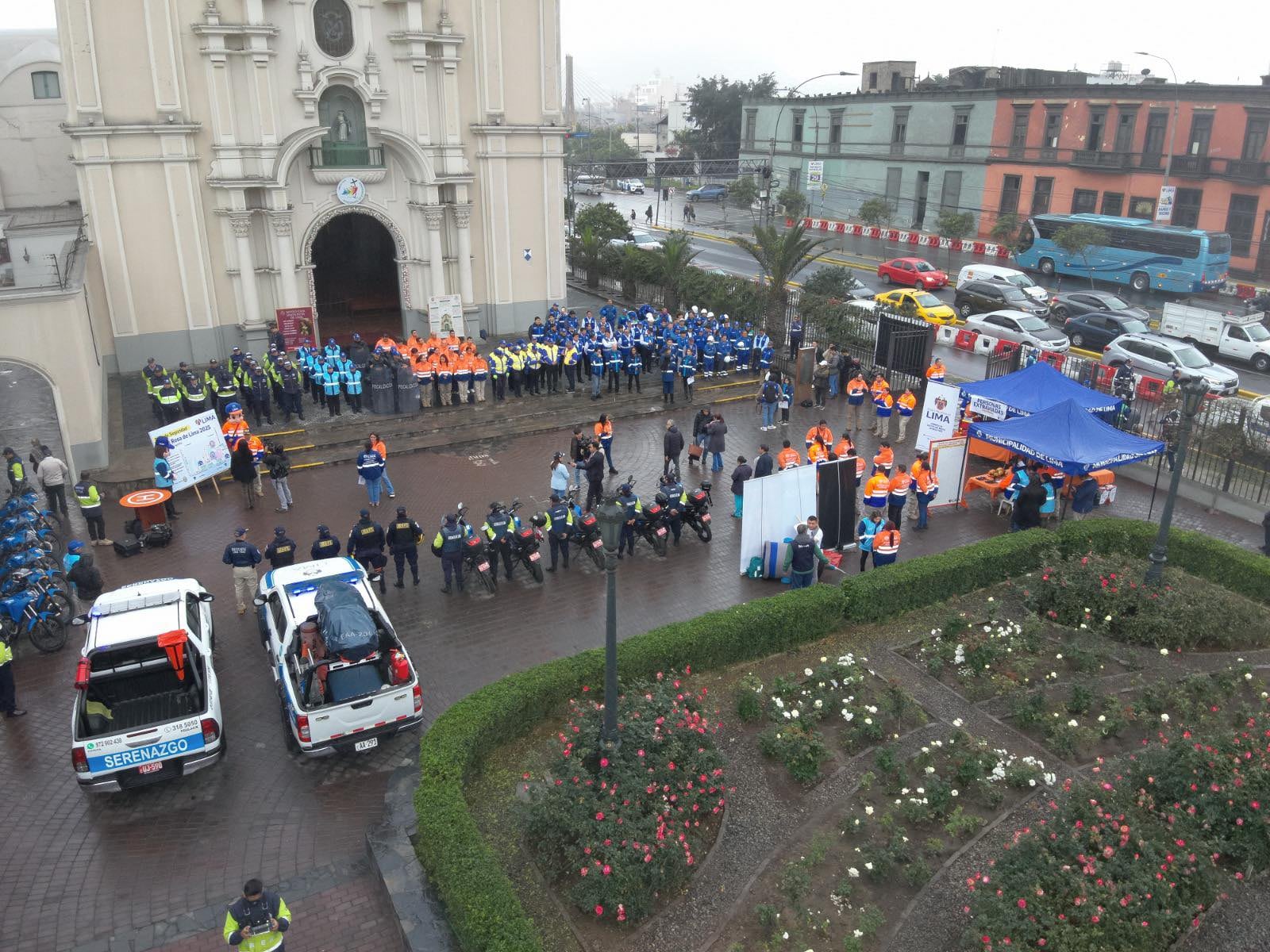 Más de 800 efectivos municipales estarán presentes en el Santuario. Foto: Municipalidad de Lima