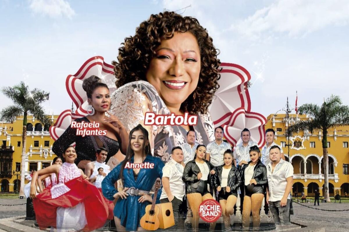 La reconocida y querida cantante Bartola estará presente en la serenata de Lima. Otros artistas también participarán en este especial evento. Foto: Andina