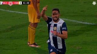 Santiago García pone el 1-0 para Alianza sobre Cusco FC | VIDEO
