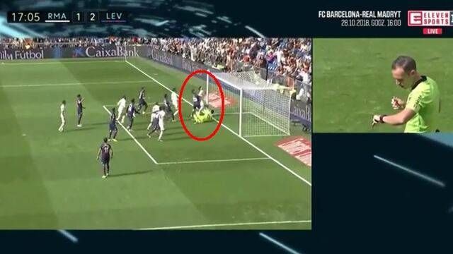 Real Madrid vs. Levante: árbitro se apoyó en el VAR para anular este gol de Asensio | VIDEO