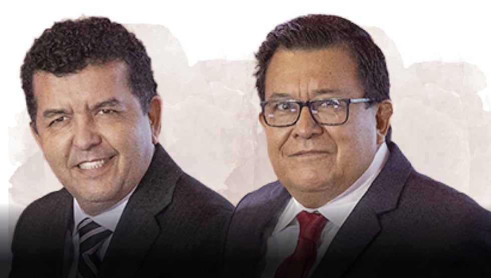 Procesos judiciales de los futuros senadores Jorge Velásquez y Víctor Noriega surgieron cuando ejercían cargos de gobernadores regionales en Ucayali y San Martín, respectivamente. (Composición: El Comercio)