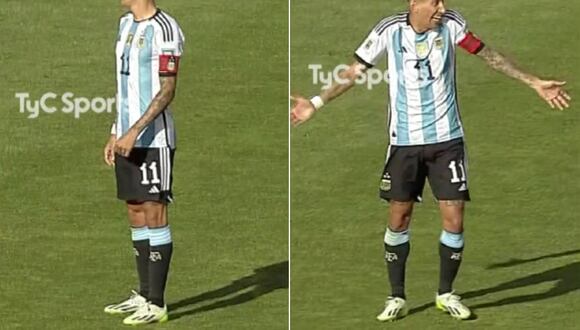 Ángel Di María brindó dos asistencias en el Bolivia vs Argentina. (Foto: Captura)