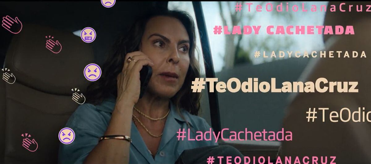 Lana recibe el rechazo de la gente tras la viralización del clip en "La más fan" (Foto: Netflix)