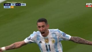 Para ponerse de pie: Di María sombrea a Donnarumma y marca el 2-0 de Argentina vs. Italia | VIDEO