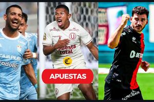 Apuestas Universitario vs Los Chankas y Cristal vs Comerciantes Unidos de la última fecha del Apertura