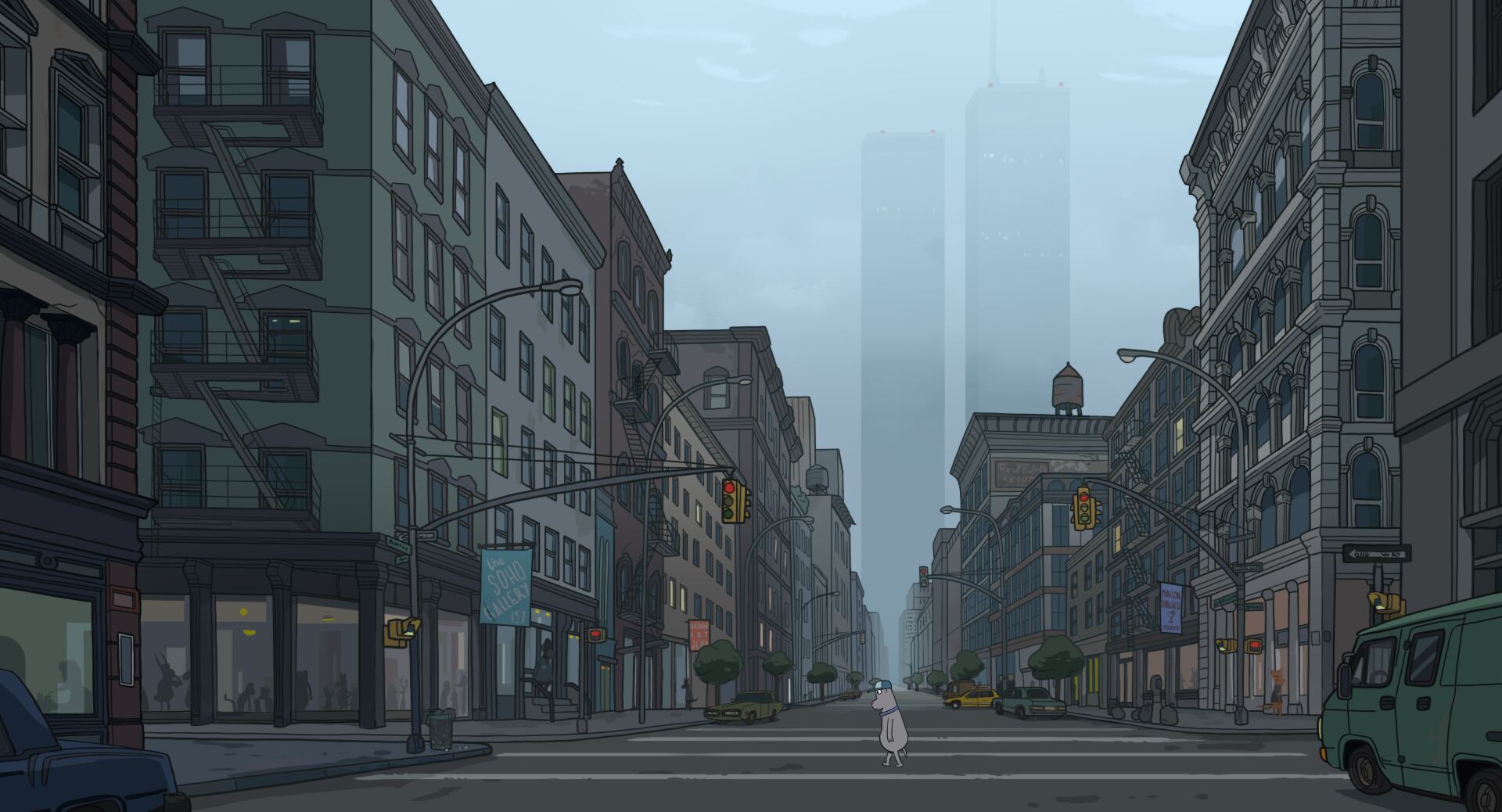 Las escenas de la película están inspiradas en la Nueva York de los años 80