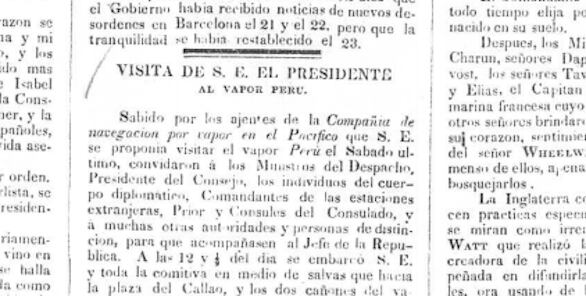Artículo de El Comercio del 11 de setiembre de 1840