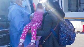 Tacna: niña recibió atención especializada en Lima por ingerir una pila por accidente 