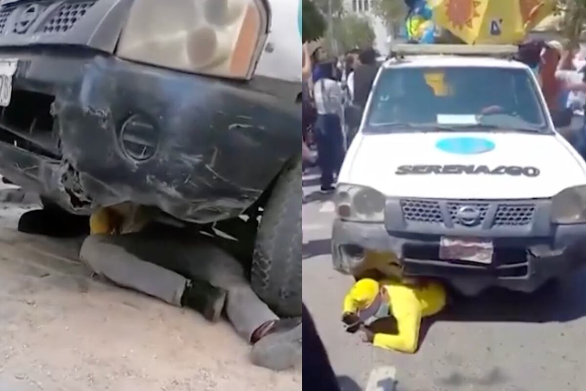 El trabajador fue identificado como Franklin Malca Valenzuela y se supo que tiene 27 años. Foto: composición EC/captura América Noticias