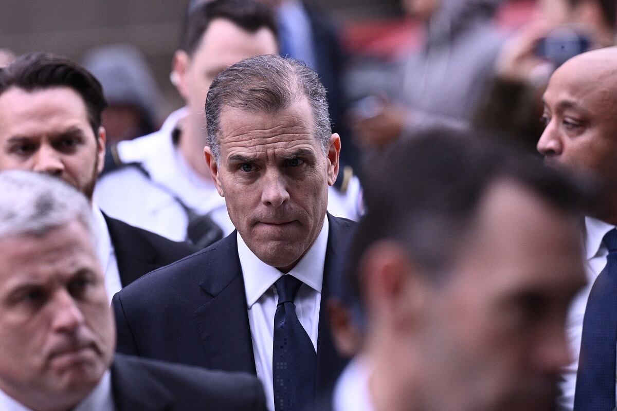 Hunter Biden, hijo del presidente estadounidense Joe Biden, llega ante los comités de Supervisión y Judicial de la Cámara de Representantes en el Capitolio en Washington, DC, el 28 de febrero del 2024. (Foto: AFP)