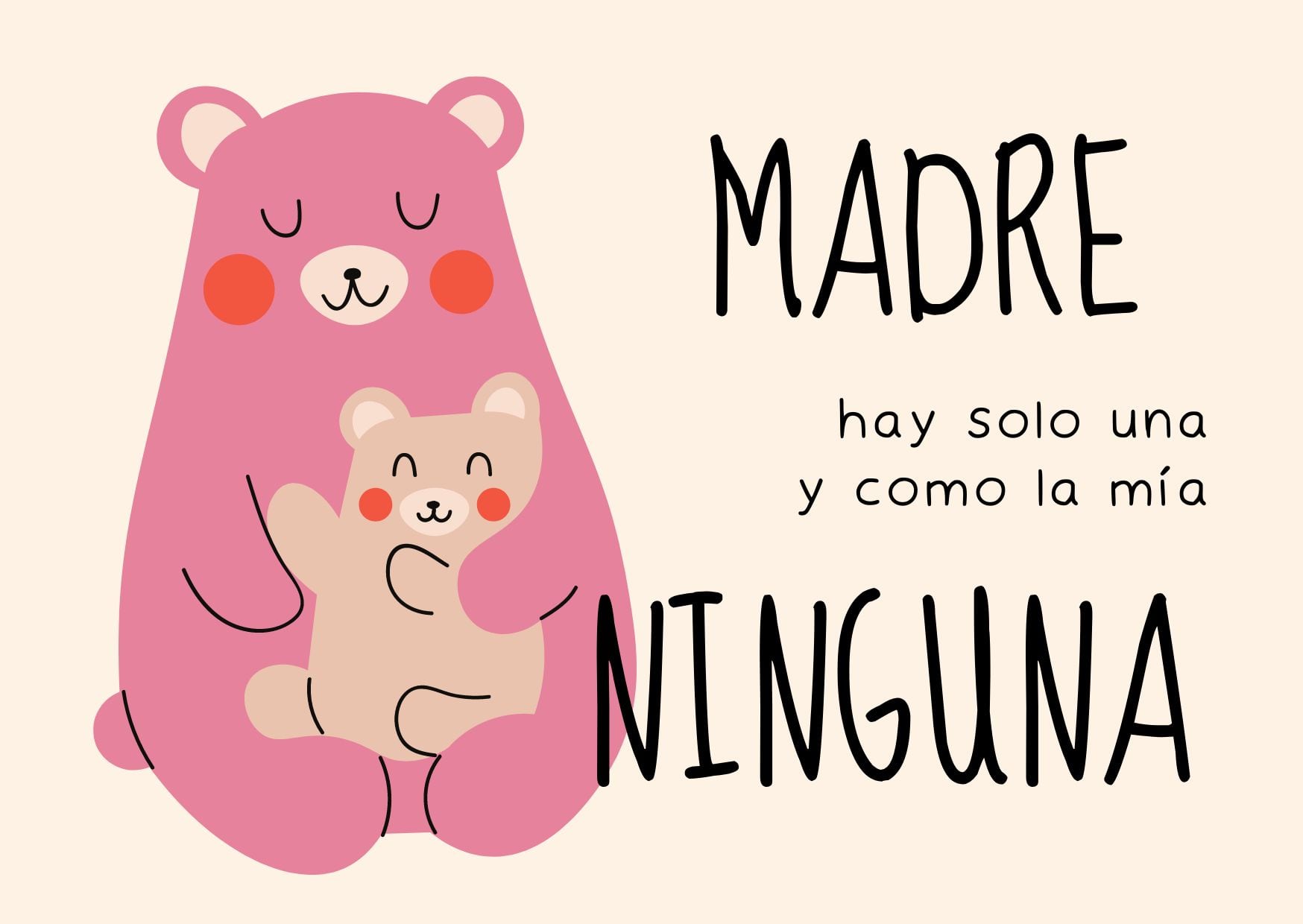 Estas son tarjetas por el Día de la Madre. Foto: Canva