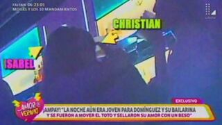 ¿Christian Domínguez fue grabado besándose con Isabel Acevedo?