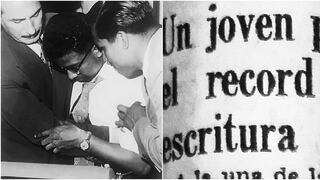 Cómo un joven peruano rompió el récord mundial de escritura a máquina en 1956 | IMÁGENES