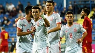 España venció 2-0 a Montenegro por la clasificación a la Eurocopa Sub-21 del 2021