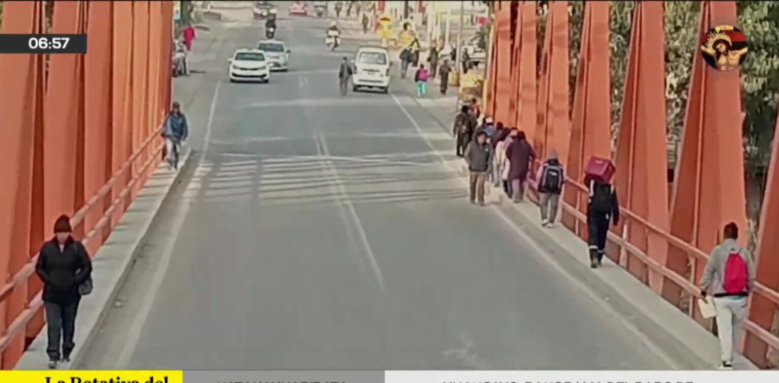 Paro de transportistas: así se desarrolla la jornada de protestas en Huancayo. (Foto: Captura de pantalla / RPP)