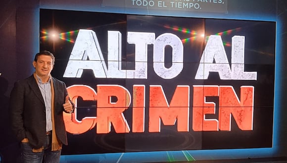 Renzo Reggiardo conduce "Alto al crimen". (Foto: ATV)