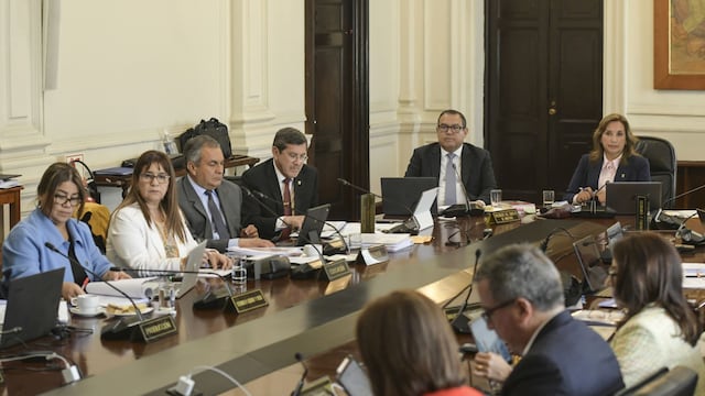 Dina Boluarte preside una nueva sesión del Consejo de Ministros en Palacio de Gobierno