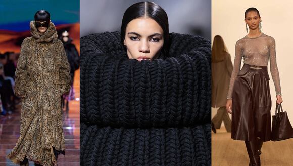 En imágenes: Otoño/Invierno 2024 Balenciaga, Alexander McQueen y Ralph Lauren. (Fotos: Vogue Runway).