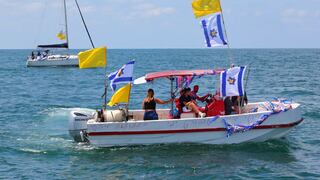 Un grupo de embarcaciones con familiares de rehenes israelíes parte a las costas de Gaza para exigir su liberación