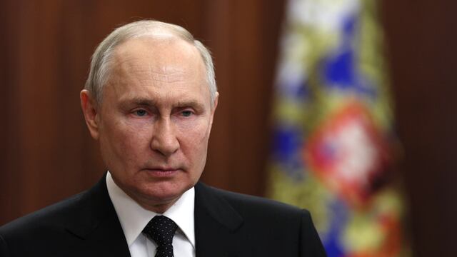 Putin denuncia la “traición” del jefe del Grupo Wagner y promete castigo: “Es una amenaza mortal” 