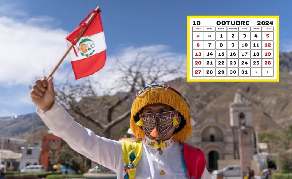 ¿Cuántos feriados hay en octubre del 2024? El sábado 5 octubre inicia el feriado largo