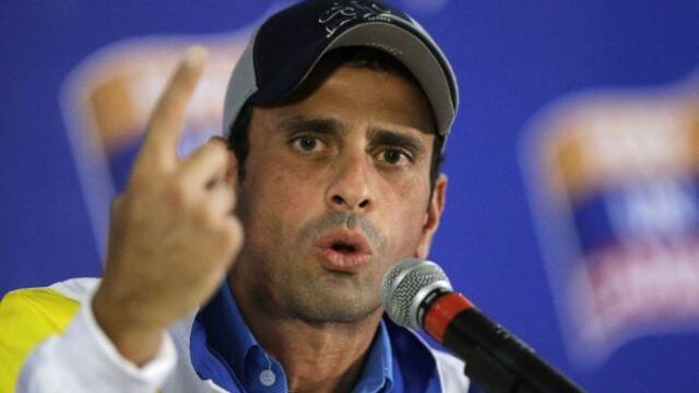 Capriles pide sanción a "peces gordos" por droga en avión de Air France