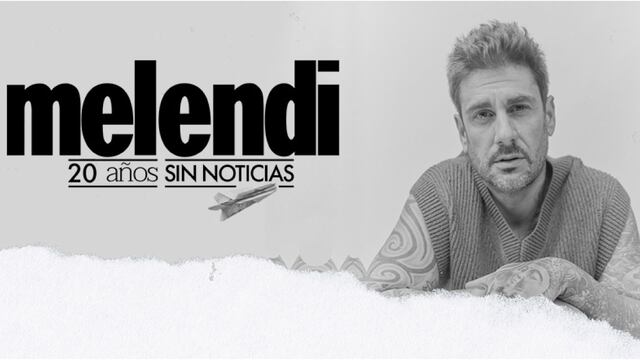 Melendi celebrará 20 años de trayectoria con su nuevo álbum “20 años sin noticias”