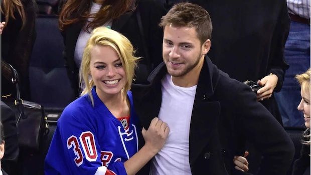 Margot Robbie y Tom Ackerley (Foto: AFP)