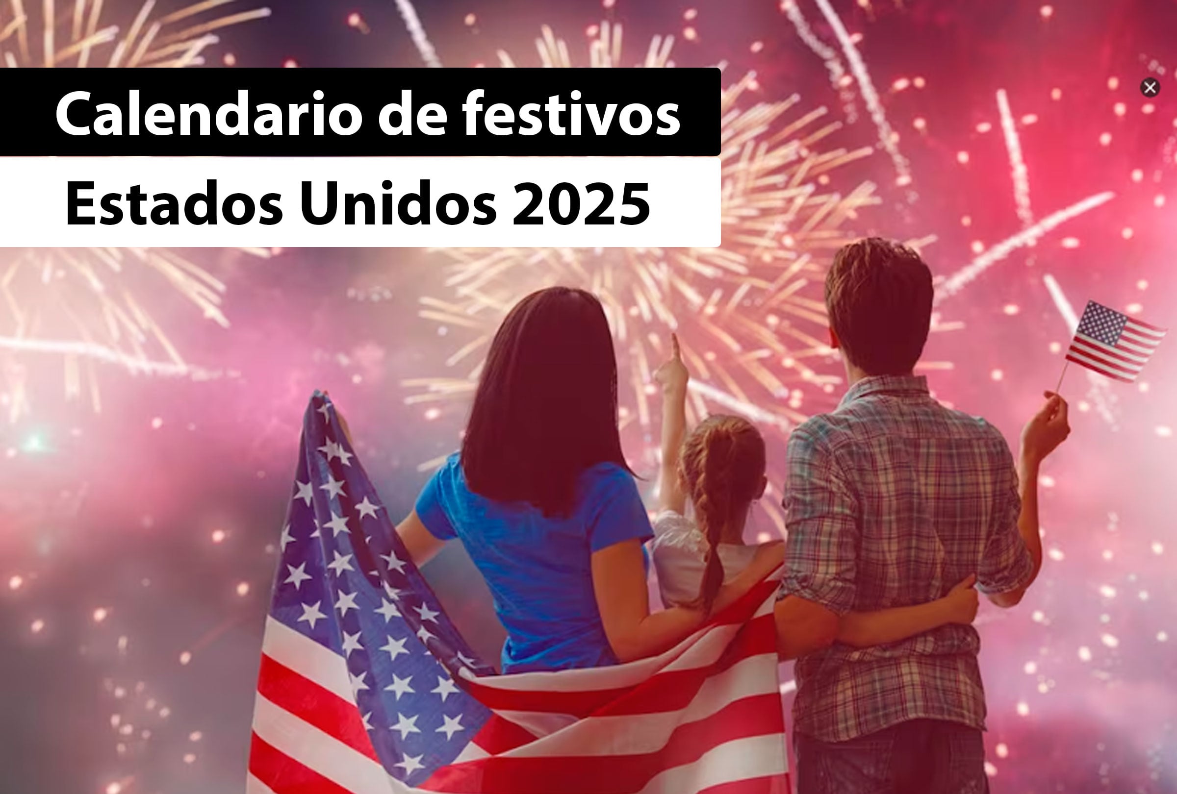 Conoce cuáles son los 11 días festivos en Estados Unidos este 2025 para poder tomar unas cortas vacaciones con tu familia o amigos. (Foto: Gemini IA / Composición Gestión Mix)