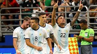 Argentina, de la mano de Lautaro, golea a México en amistoso jugado en Estados Unidos
