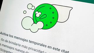 Cómo desactivar los mensajes temporales en WhatsApp