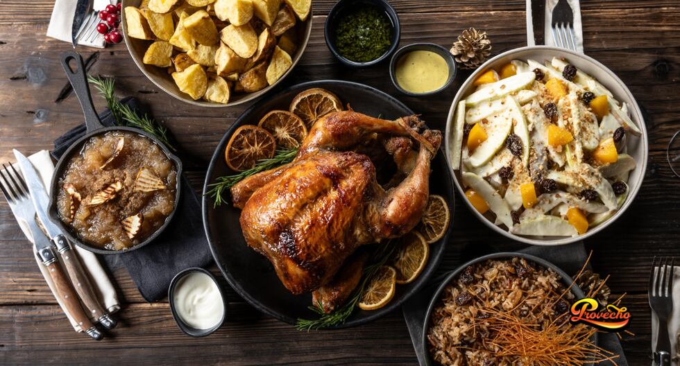Conoce 5 alternativas de cena navideña para disfrutar en casa. Opciones con pavo horneado, pollo a la brasa e incluso roast beef. ¿Por cuál te animas?