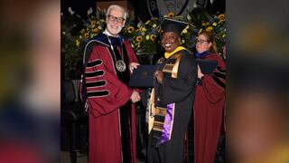 Abuela de 63 años, con 33 nietos, se gradúa de la universidad y apunta a una segunda carrera