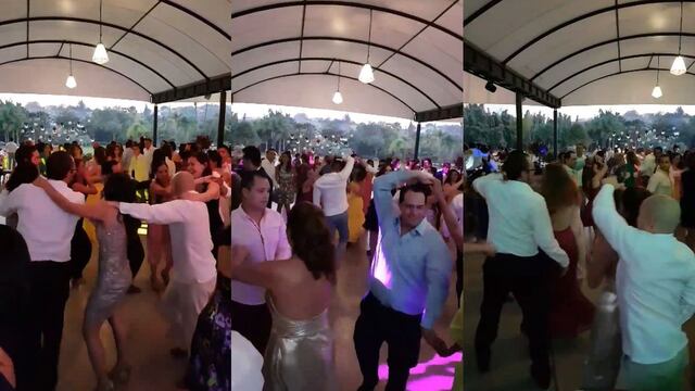 Espectacular coreografía de salsa en boda de México causa sensación en Facebook por su perfecta coordinación