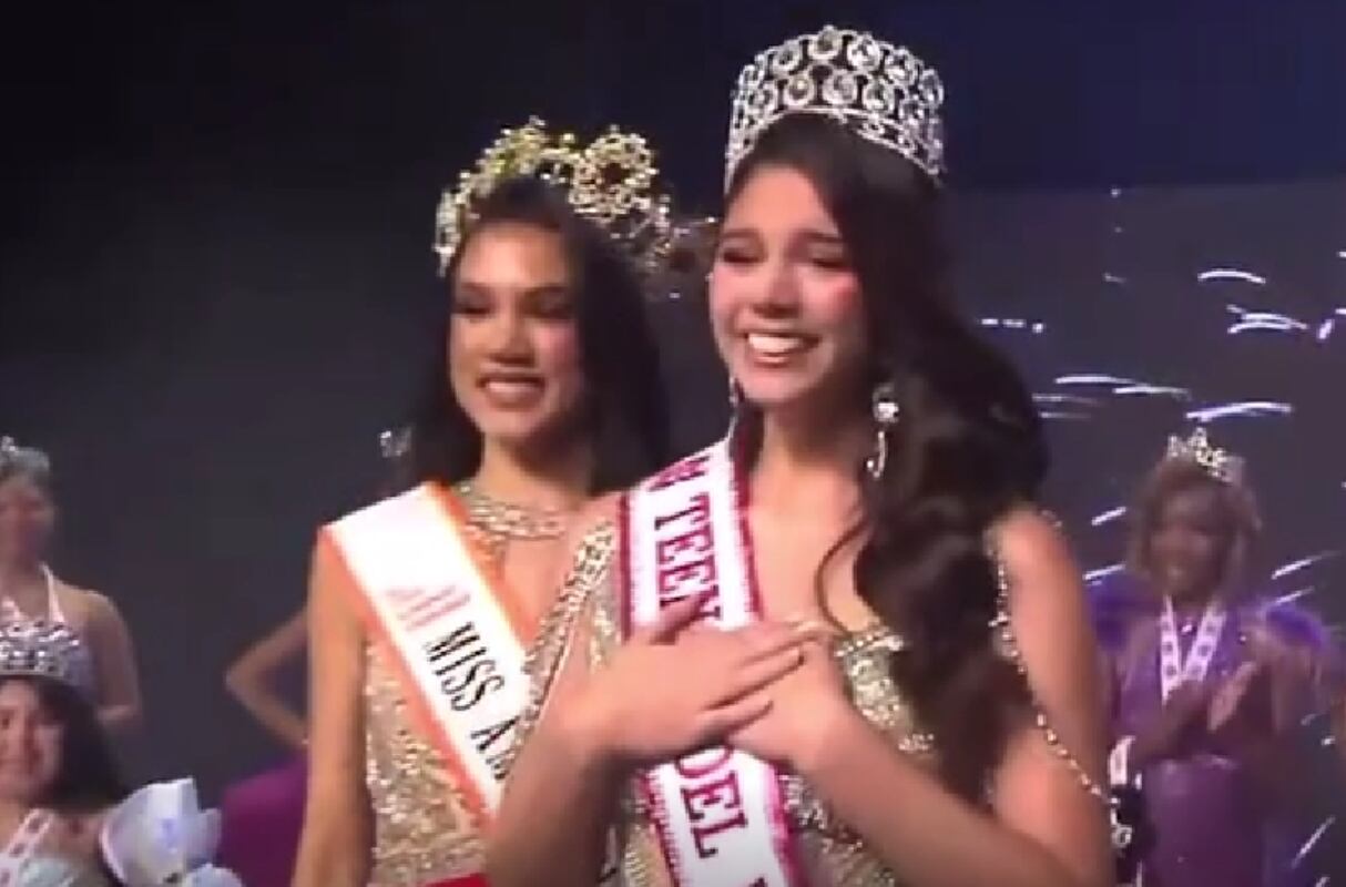 Gaela Barraza fue coronada como la nueva Teen Model World 2023 en Punta Cana. (Foto: Captura de video)