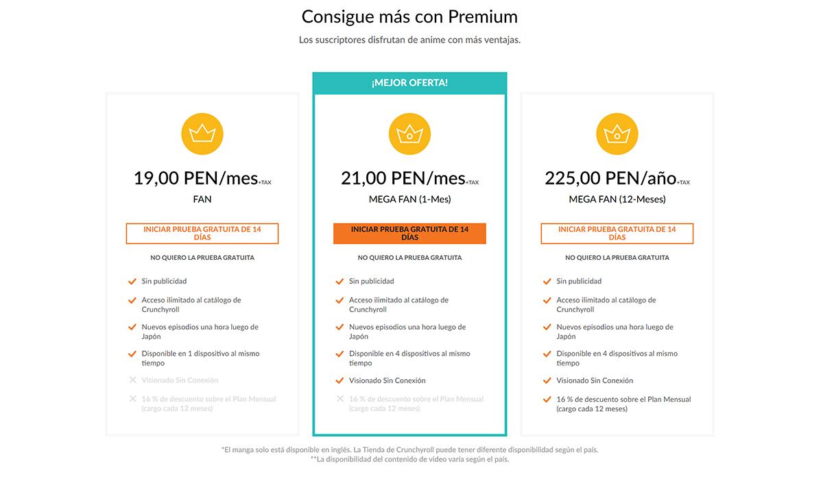 Estos son algunos packs de Crunchyroll donde puedes disfrutar de ánime gratis. (Foto: MAG)