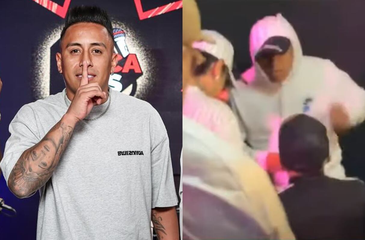 Christian Cueva baila y se divierte en concierto sin Pamela Franco. (Foto: Instagram / Captura de video)