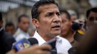 Humala: "Nosotros no estamos en campaña ni en ningún proyecto o candidatura"