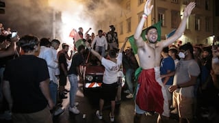 Festejos por la Eurocopa en Italia terminan con un fallecido y varios heridos