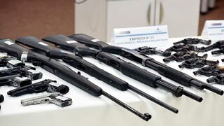 Sucamec: más de 700 armas de fuego fueron incautadas en los últimos seis meses