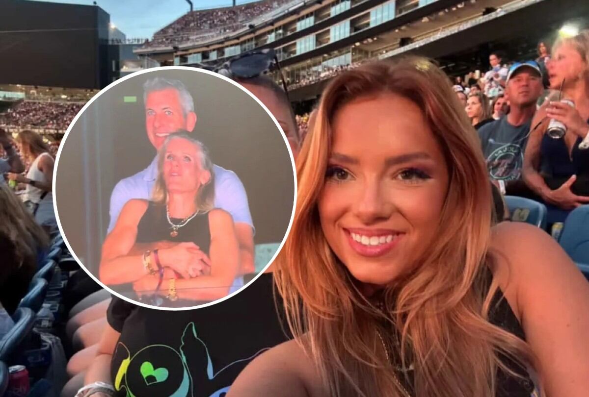 Grace Springer en el concierto de Coldplay antes de captar el momento incómodo de Andy Byron con Kristin Cabot en la Kiss Cam. | Crédito: Instagram @instaagraace