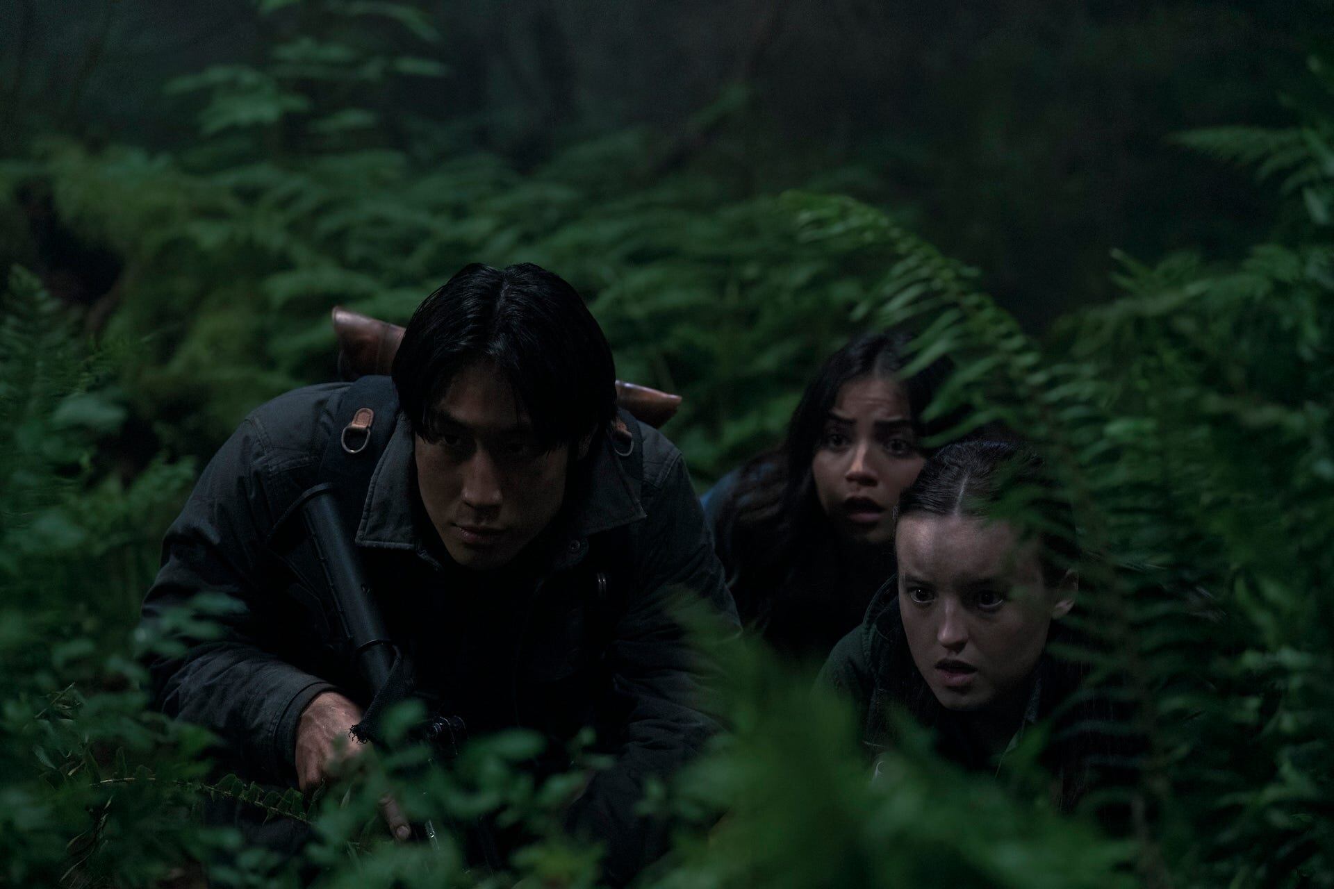 Jesse, Dina y Ellie en el parque de los Serafitas durante el episodio 02x05 de la serie "The Last of Us" (Foto: HBO)