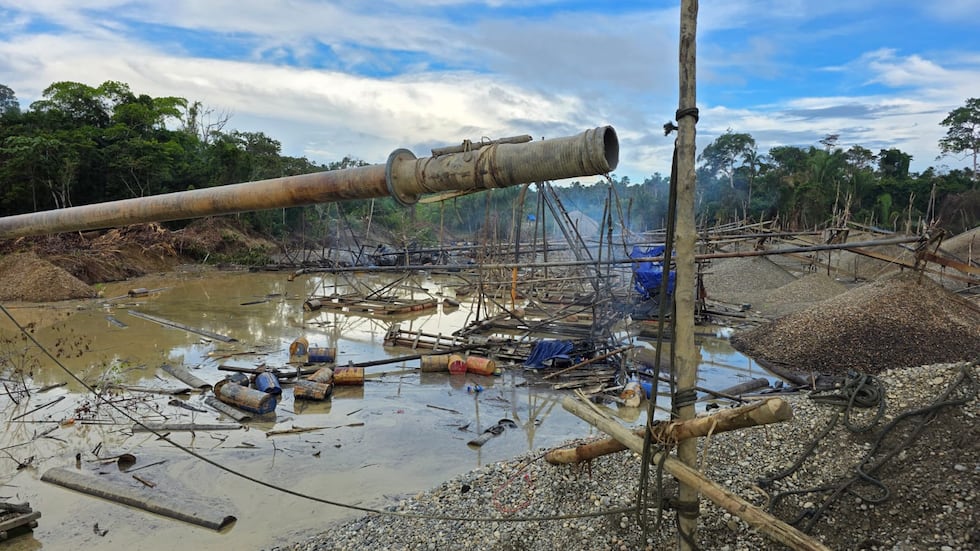 operación de minería ilegal en Madre de Dios. Foto: cortesía Ministerio Publico / Fiscalía de la Nación / FEMA