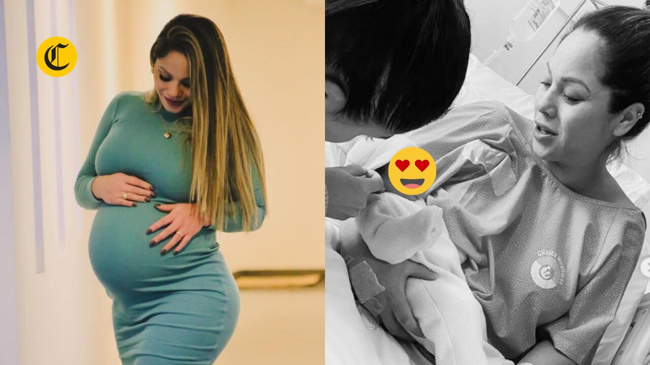 Cindy Marino se convirtió en mamá y presenta a su hija en televisión | Foto: Instagram / Composición EC