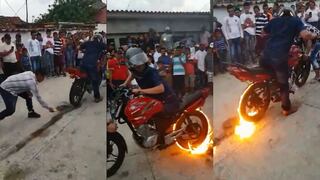 El motociclista discapacitado que dio tributo a 'Ghost Rider' y se hizo famoso en redes | VIDEO