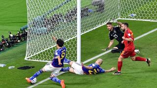 La polémica por el gol de Japón: la imagen del tanto de Tanaka en el 2-1 ante España