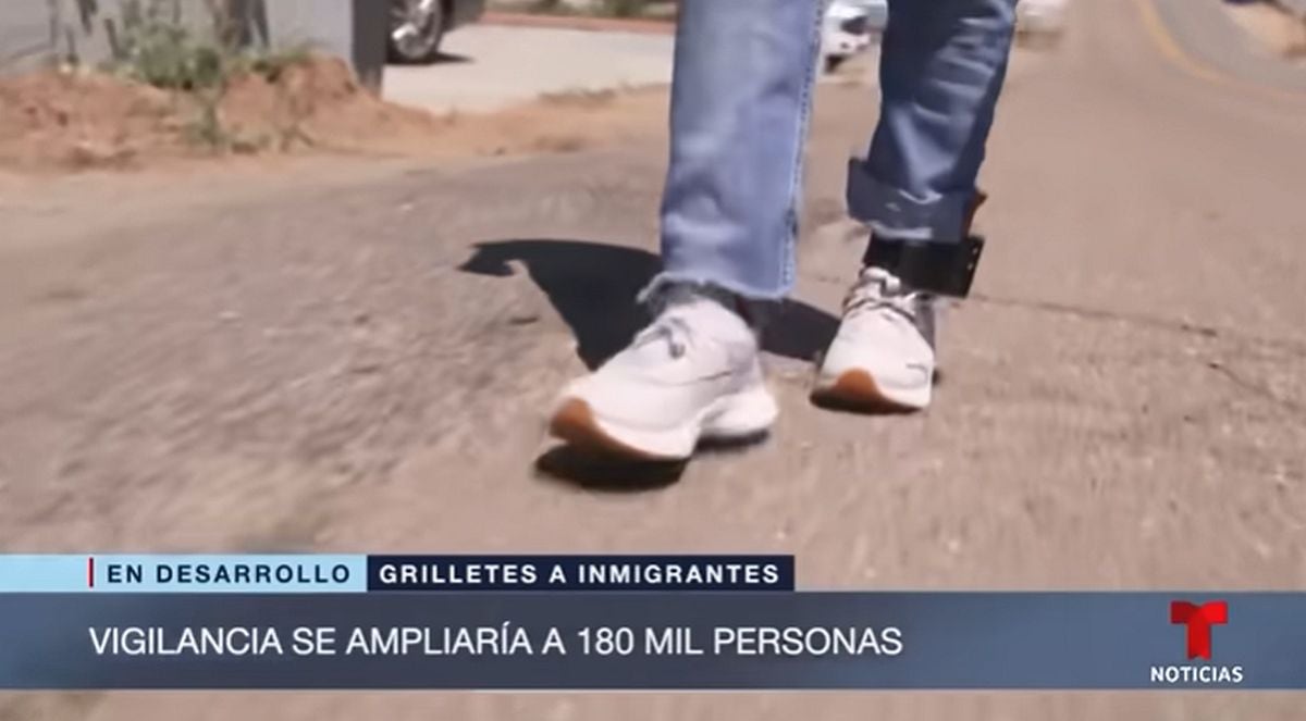 Ismelda es una hispana que desde que lleva el dispositivo en el tobillo izquierdo, no se siente la misma. (Foto: captura @noticias / YouTube)
