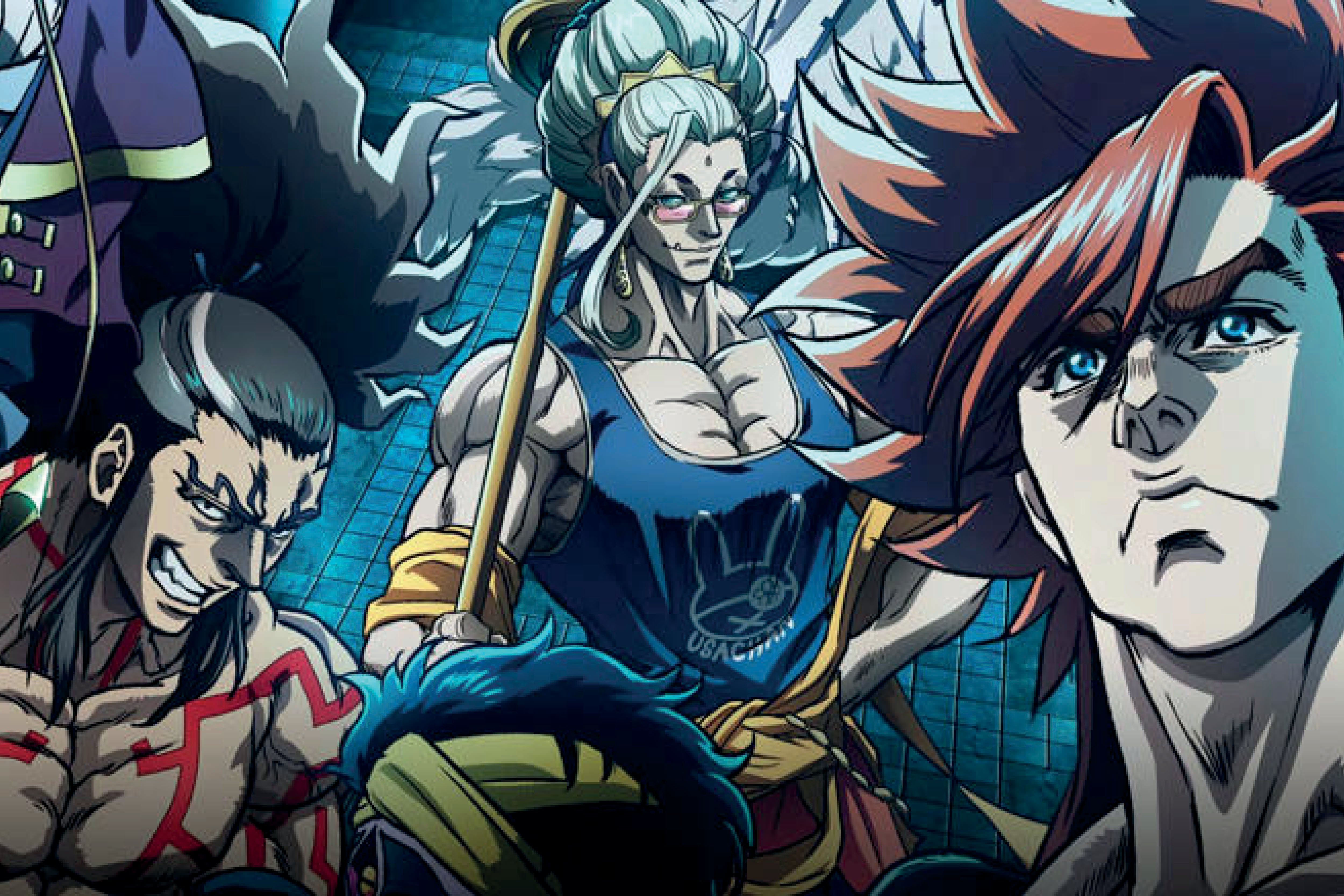 Buda y otros luchadores de la segunda temporada de "Record of Ragnarok" (Foto: Netflix)