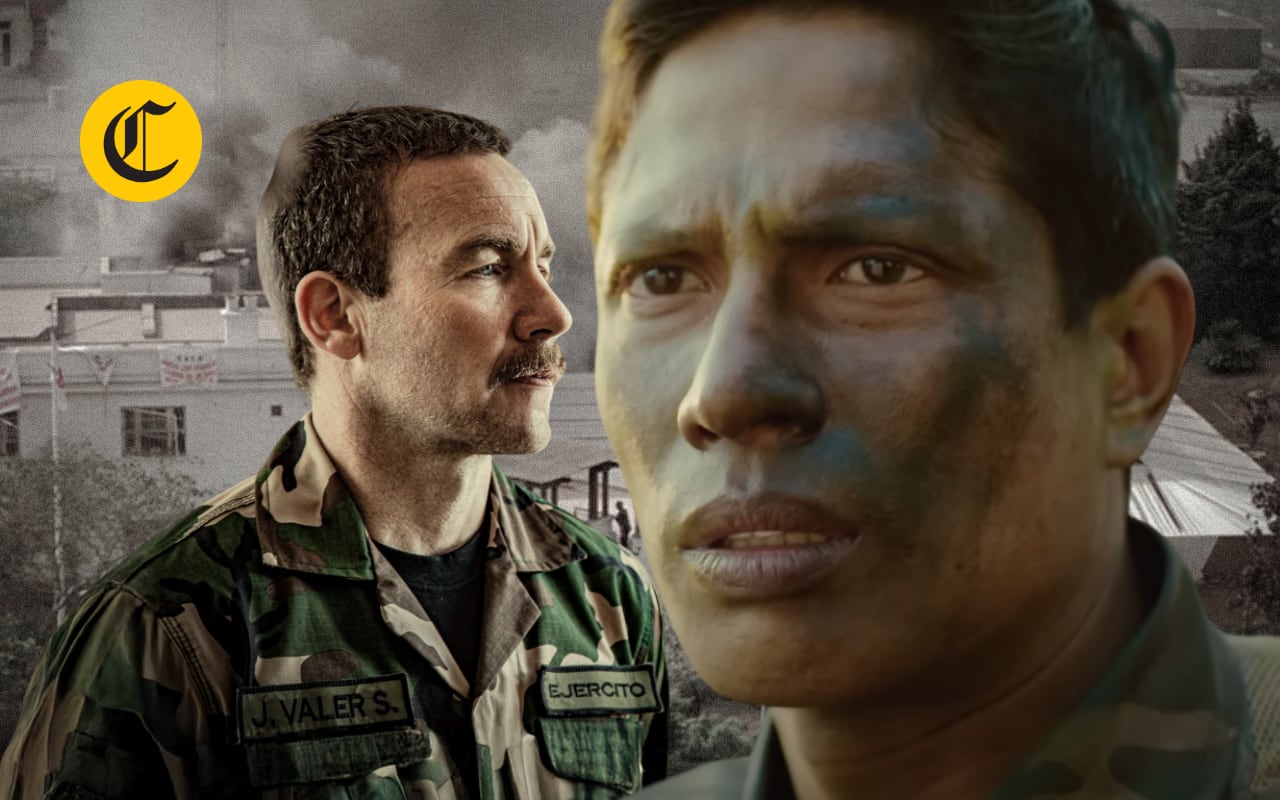 Entre los protagonistas de la película, destacan Rodrigo Sánchez Patiño, Sergio Galliani, Connie Chaparro, Giovanni Arce, André Silva, Carlos Thorton, Christian Esquivel y Miguel Iza | Foto: Archivo GEC / YouTube (captura) / Composición EC